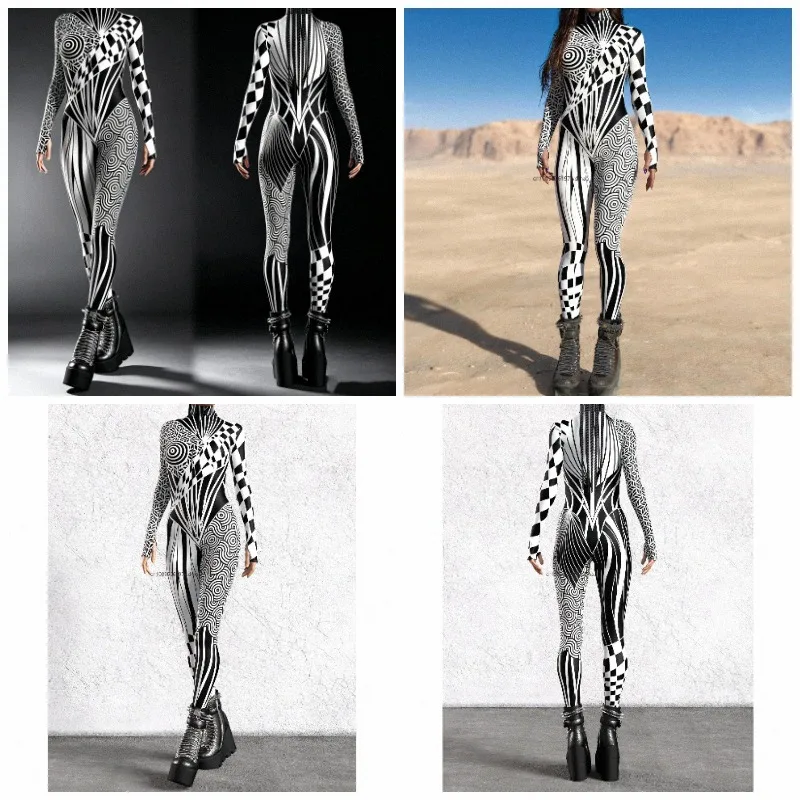 Irregular Vortex Pattern Art Striped Tights Bodysuit Halloween Holiday Party Stage Role-playing Jumpsuit Performance Costumes
Irregular Vortex Pattern Art Striped Tights Bodysuit Halloween Holiday Party Stage Role-playing Jumpsuit Performance Costumes