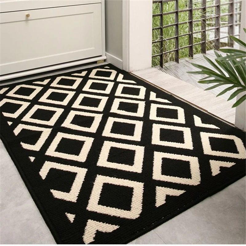 Classic Checkerboard Print Woven Porch Floor Mat High-grade Light Luxury Home Decor Carpet Simple Bathroom Non-slip Foot Pads
Classic Checkerboard Print Woven Porch Floor Mat High-grade Light Luxury Home Decor Carpet Simple Bathroom Non-slip Foot Pads
