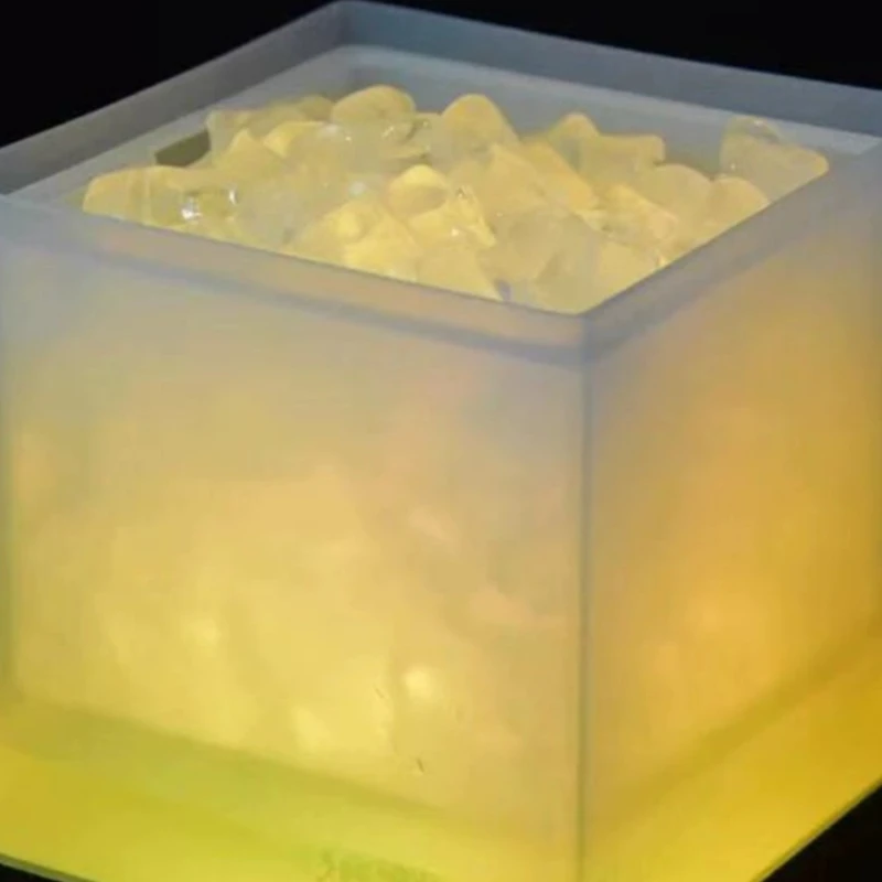 Acrylic bar LED luminous beer barrel champagne red wine barrel square double waterproof plastic ice bucket 3.5L
Acrylic bar LED luminous beer barrel champagne red wine barrel square double waterproof plastic ice bucket 3.5L