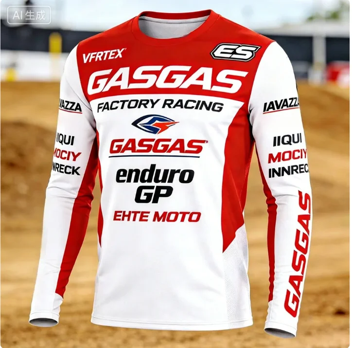 2026 GASGAS Factory Racing Enduro GP Motocross Jersey Man Quick Dry Breathable Long Sleeve MX Off-Road Top for Enduro Racer Tee
2026 GASGAS Factory Racing Enduro GP Motocross Jersey Man Quick Dry Breathable Long Sleeve MX Off-Road Top for Enduro Racer Tee