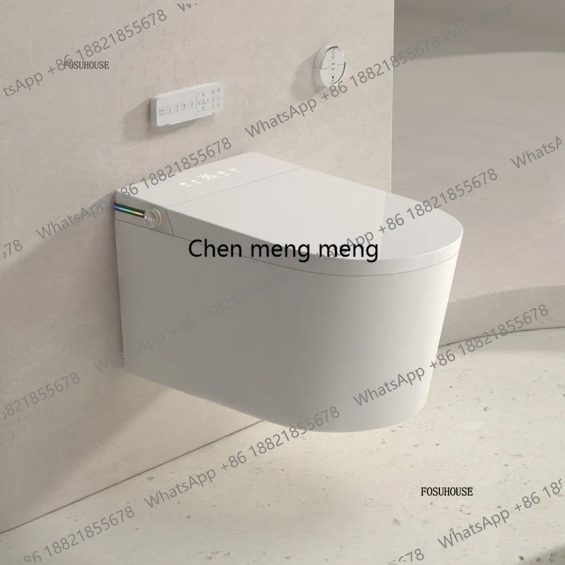 Modern Wall-mounted Smart Toilet for Bathroom Wall-Hung One-piece Elongated Bidet Toilet Heated Seat Warm Air Dryer Warm Water
Modern Wall-mounted Smart Toilet for Bathroom Wall-Hung One-piece Elongated Bidet Toilet Heated Seat Warm Air Dryer Warm Water