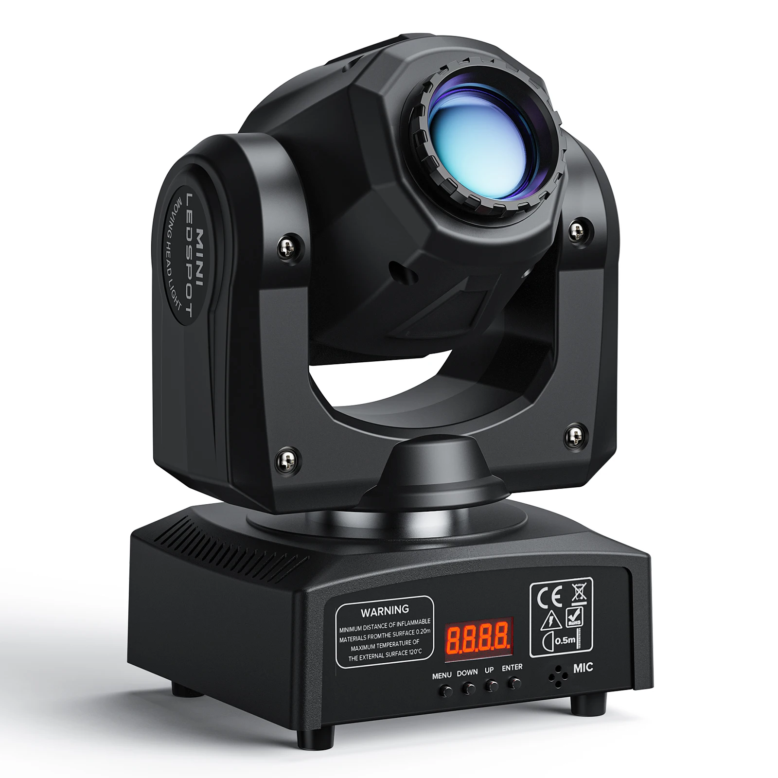 GEFENSI 30W Moving Head Light RGBW Spot LED Black Stage Light DMX512 Gobos Beam Moving Head Effect Light For DJ Party Bar Disco
GEFENSI 30W Moving Head Light RGBW Spot LED Black Stage Light DMX512 Gobos Beam Moving Head Effect Light For DJ Party Bar Disco