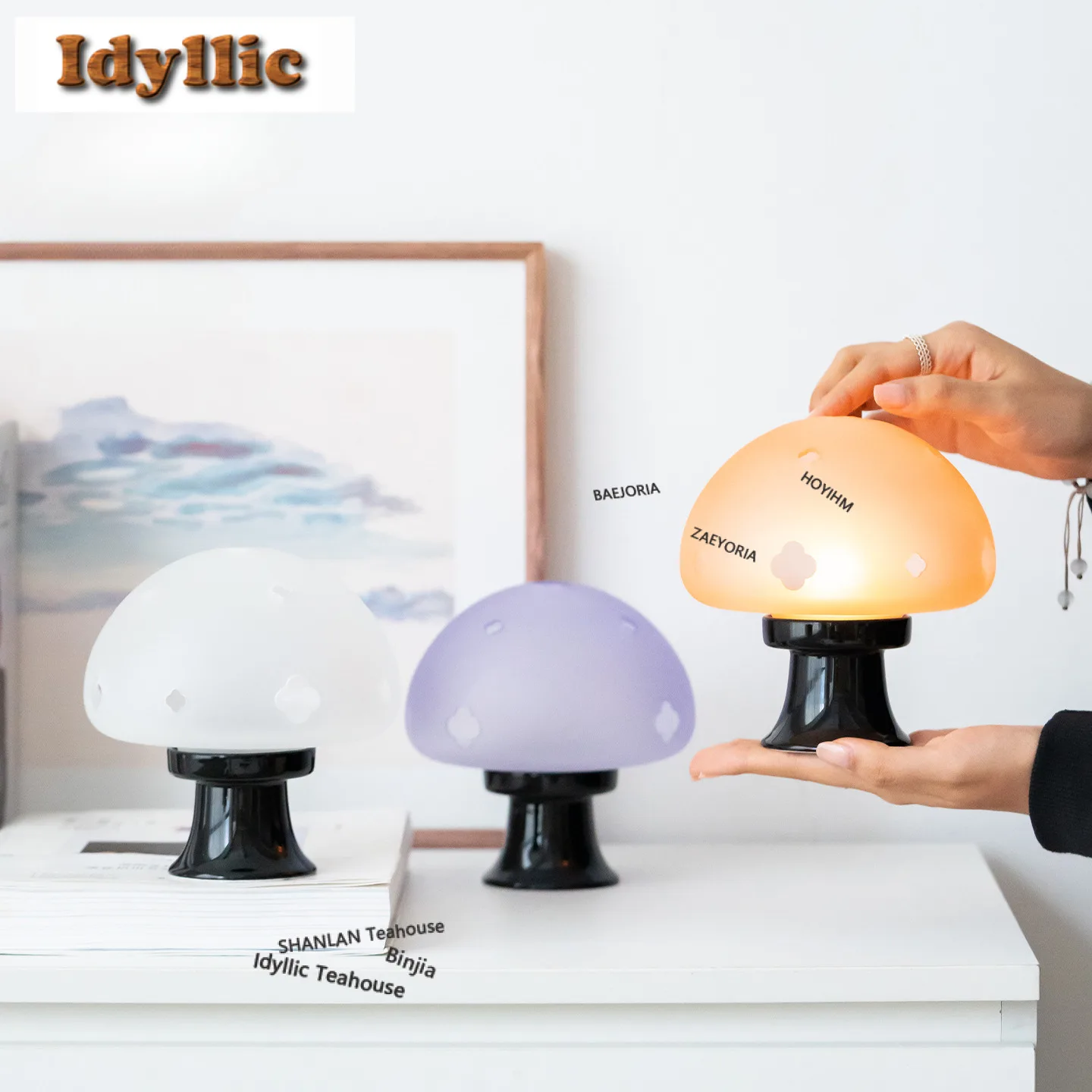 Mushroom Candle Holder Luxury Candlesticks Scented Aromatic Candles Candle Lights Tea Ceremony Home Decorations Equipment Craft
Mushroom Candle Holder Luxury Candlesticks Scented Aromatic Candles Candle Lights Tea Ceremony Home Decorations Equipment Craft
