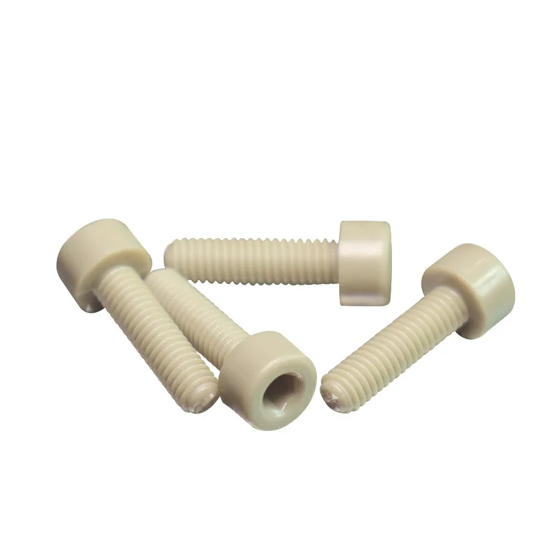50PCS M2-M10 DIN912 Peek Plastic Hexagon Socket Head Machine Screws Industrial Fastener Hardware
50PCS M2-M10 DIN912 Peek Plastic Hexagon Socket Head Machine Screws Industrial Fastener Hardware