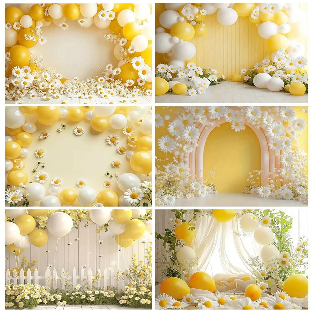 Spring Daisy Flower Backdrop Baby Shower Boho ArchBalloons Backdrop Girl Birthday Cake Smash Easter Kids Portrait Photo Props
Spring Daisy Flower Backdrop Baby Shower Boho ArchBalloons Backdrop Girl Birthday Cake Smash Easter Kids Portrait Photo Props