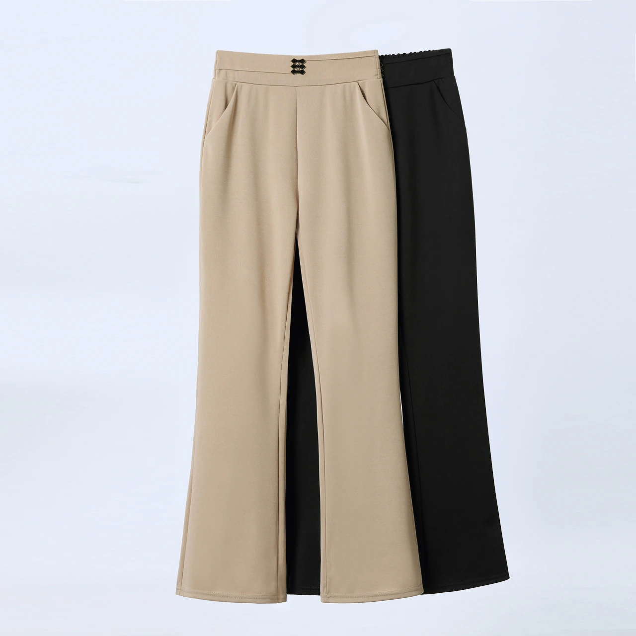 Office Lady Elegant Fashion Flare Pants Spring Autumn Diamonds High Waist All-match Solid Women Casual Straight Trousers
Office Lady Elegant Fashion Flare Pants Spring Autumn Diamonds High Waist All-match Solid Women Casual Straight Trousers