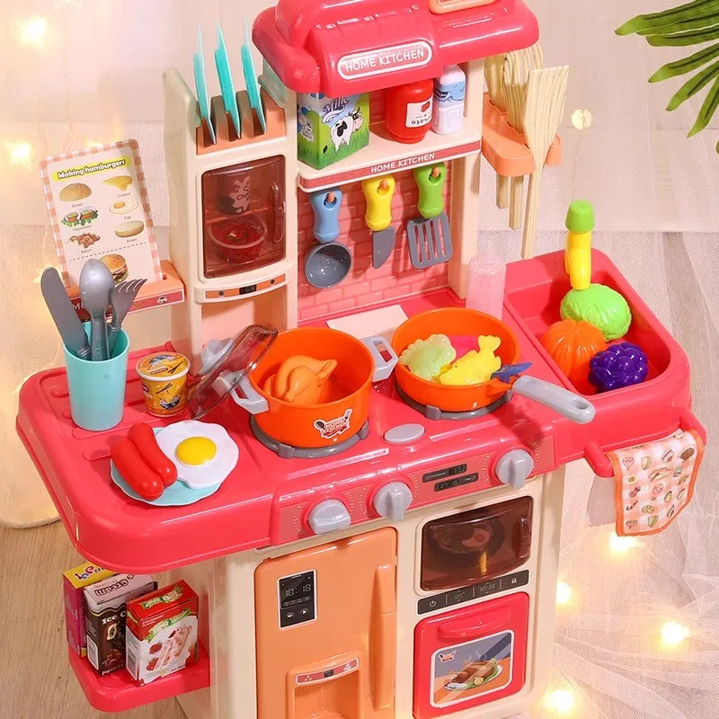 High Quality Kids Kitchen Toy Set Water Tap Kitchen Items Play House Toy Music Simulate Spray Interactive Toy Baby Birthday Gift
High Quality Kids Kitchen Toy Set Water Tap Kitchen Items Play House Toy Music Simulate Spray Interactive Toy Baby Birthday Gift