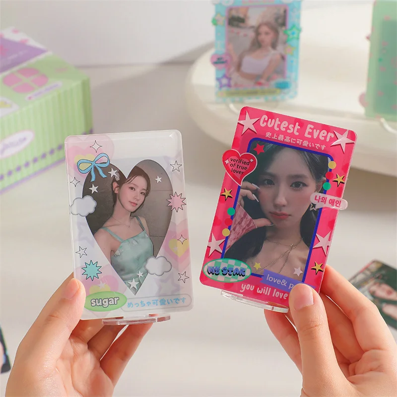 3inch Card Sleeve Postcard Photocard Holder Idol Photo Card Lomo Card Collector Cardalbum For Photographs Kpop
3inch Card Sleeve Postcard Photocard Holder Idol Photo Card Lomo Card Collector Cardalbum For Photographs Kpop