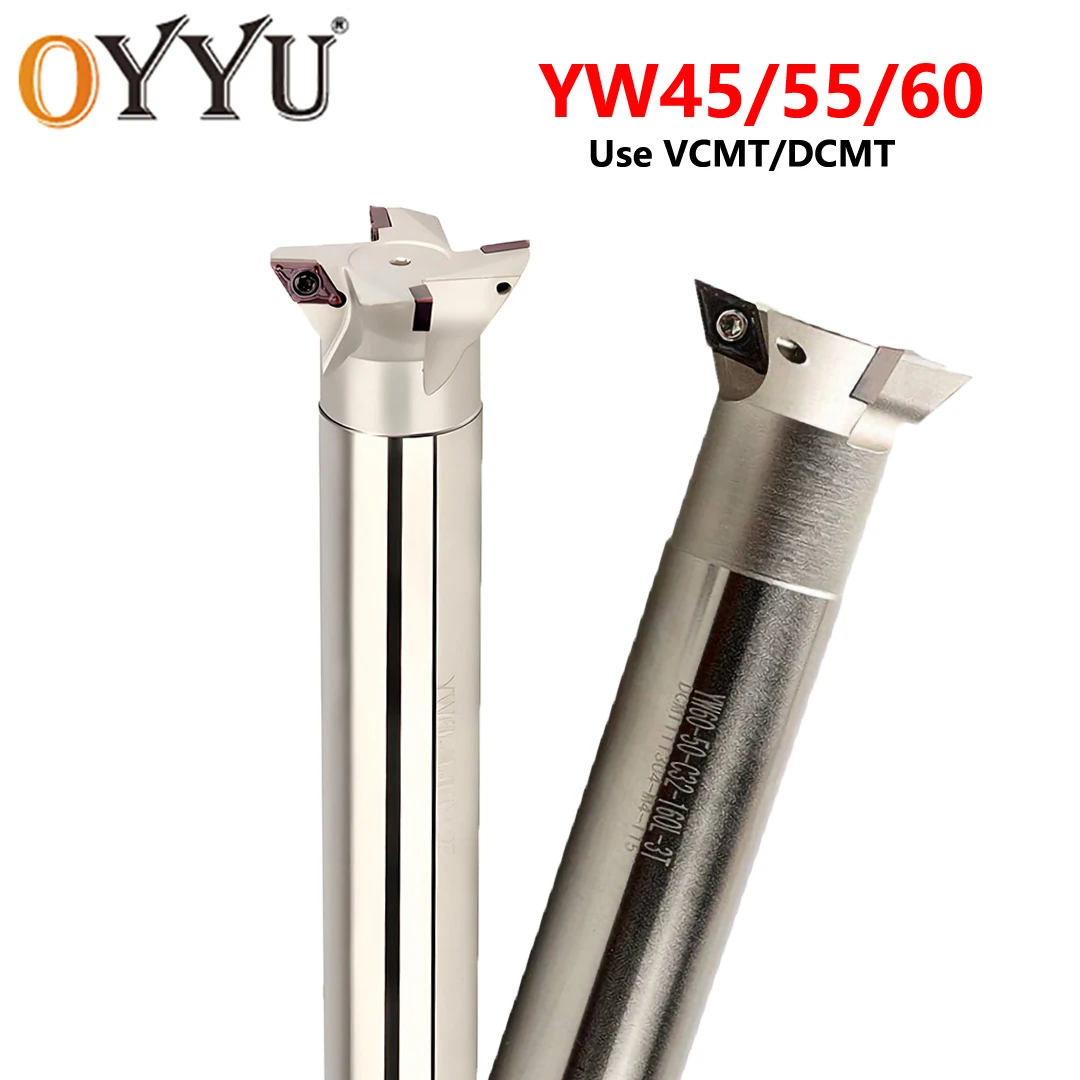 OYYU YW45 YW55 YW60 YW 45 55 60 Degree Grooving Dovetail Groove Tools Holder CNC Straight Shank 25-80mm use VCMT DCMT Inserts
OYYU YW45 YW55 YW60 YW 45 55 60 Degree Grooving Dovetail Groove Tools Holder CNC Straight Shank 25-80mm use VCMT DCMT Inserts