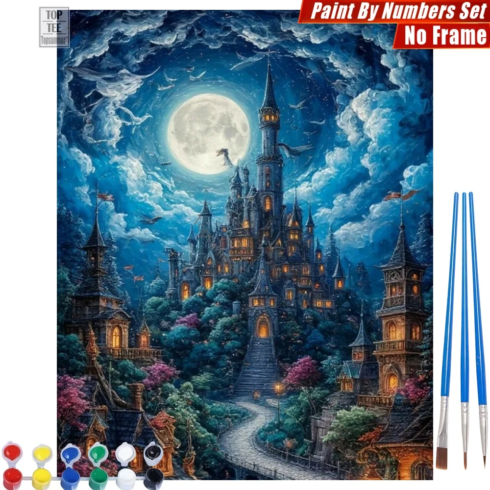 Gothic Moon Castle Painting By Number Kit - Bats Forest Grand Wall Art Home Decor Easter Gift For Woman
Gothic Moon Castle Painting By Number Kit - Bats Forest Grand Wall Art Home Decor Easter Gift For Woman