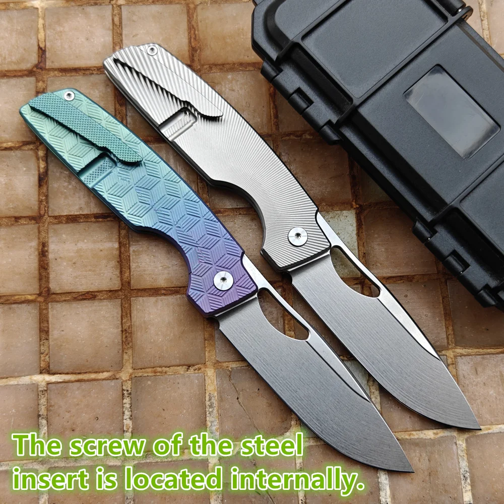 JUFULE New Cedar Step Milled Blade Utility Knife TC4 Titanium Handle Ceramic Bearing 154CM Outdoor Hike Kitchen EDC Camping Tool
JUFULE New Cedar Step Milled Blade Utility Knife TC4 Titanium Handle Ceramic Bearing 154CM Outdoor Hike Kitchen EDC Camping Tool