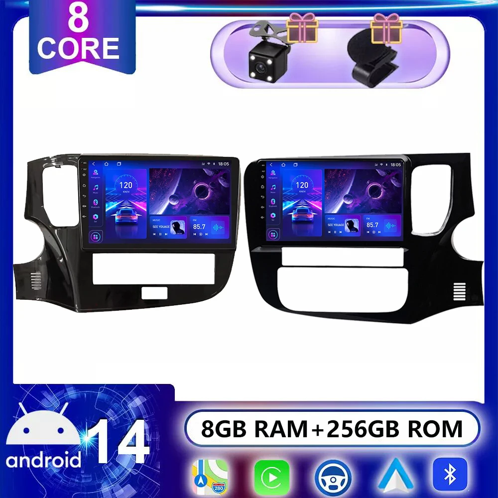 For Mitsubishi Outlander 3 III GF0W GG0W Carplay 2012 - 2018 GPS Car Radio Navigation Multimedia Video Player Stereo Android 14
For Mitsubishi Outlander 3 III GF0W GG0W Carplay 2012 - 2018 GPS Car Radio Navigation Multimedia Video Player Stereo Android 14