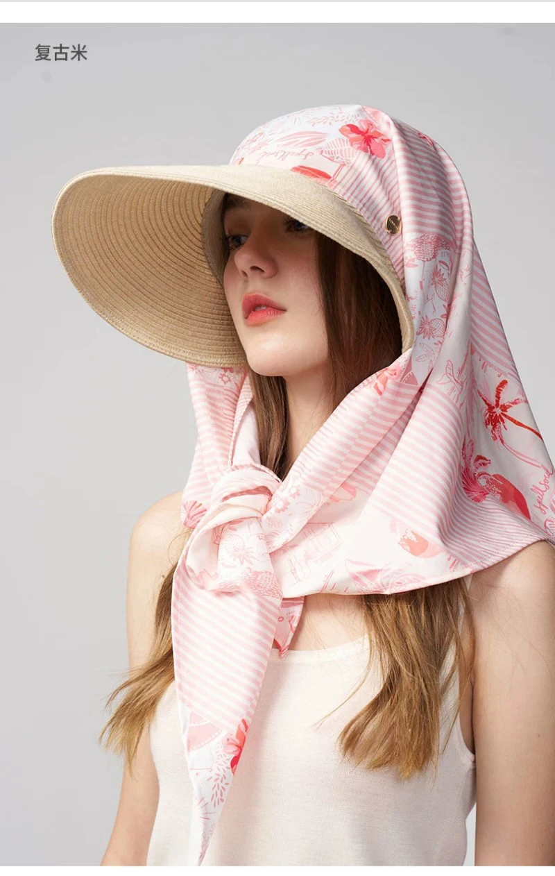 UPF50+ Large Brim Sunshade Hat Versatile Straw Headgear for Sun Protection Various Wearing Styles Outdoor Beach Hat Gift Packing
UPF50+ Large Brim Sunshade Hat Versatile Straw Headgear for Sun Protection Various Wearing Styles Outdoor Beach Hat Gift Packing