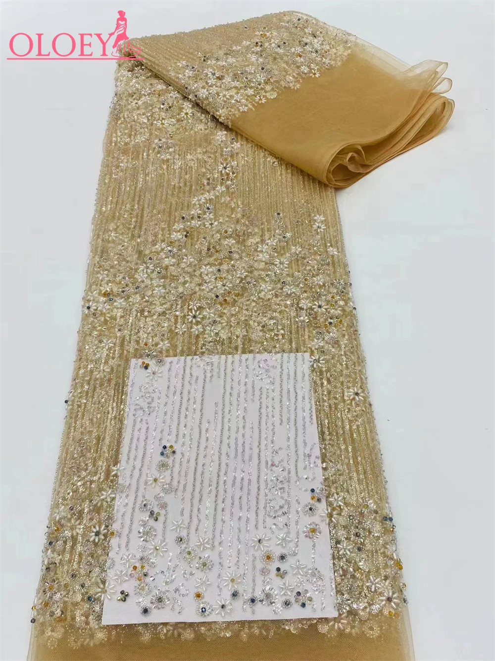 New High-End Luxury French Embroidery Heavy Groom Lace Fabric African Nigerian With Sequins Fabric For Wedding
New High-End Luxury French Embroidery Heavy Groom Lace Fabric African Nigerian With Sequins Fabric For Wedding