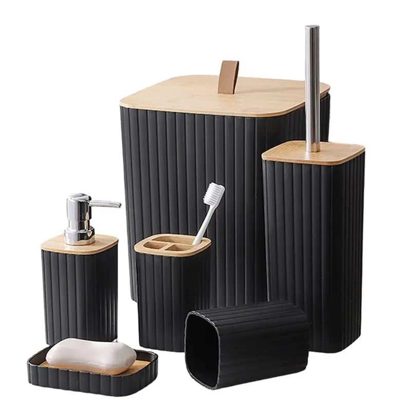 【CHRISTMAS 】6 Pcs Bathroom Accessory Set With Trash Can Toothbrush Holder Lotion Soap Dispenser Soap Dish Toilet Brush Bathroomt
【CHRISTMAS 】6 Pcs Bathroom Accessory Set With Trash Can Toothbrush Holder Lotion Soap Dispenser Soap Dish Toilet Brush Bathroomt