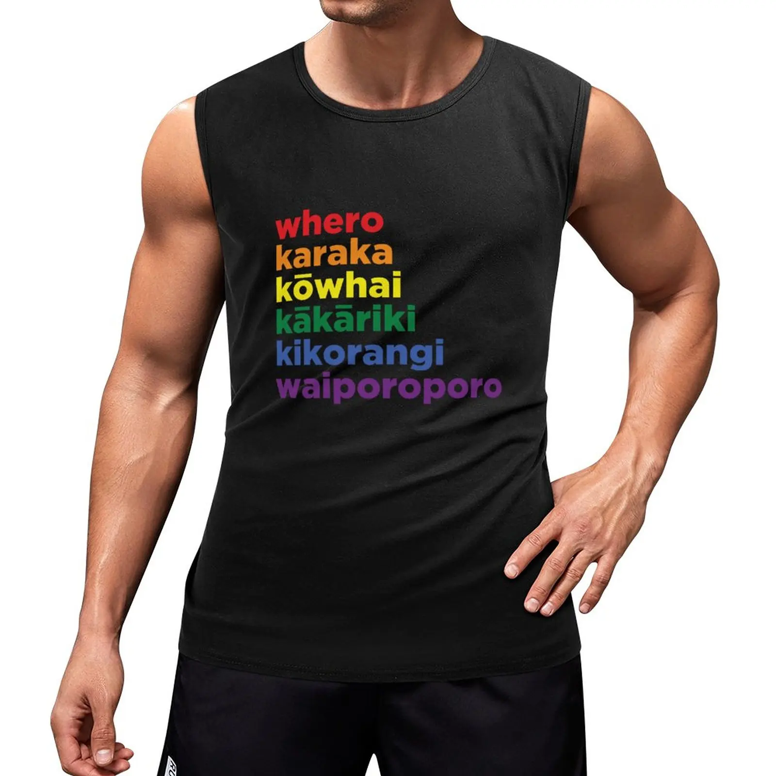 New Whakahī - pride Tank Top clothes for men Sportswear for men training weight vest gym
New Whakahī - pride Tank Top clothes for men Sportswear for men training weight vest gym