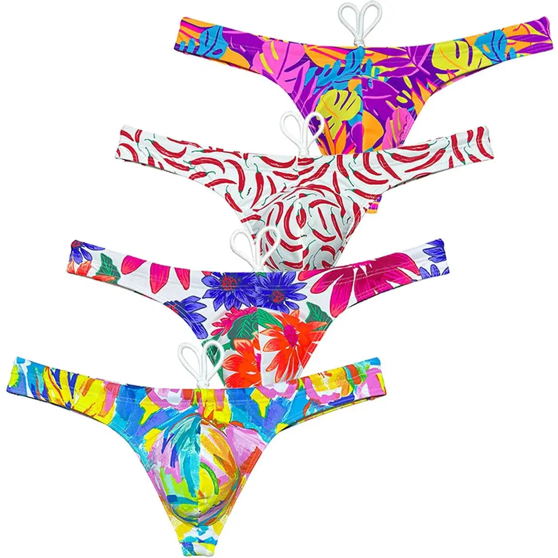 JAXFSTK Swim Thong Men's Swimwear Enhancing Pouch Swimming Bikini Brief Drawstring Print Stretchy Brazilian Cut for Surfing Sexy
JAXFSTK Swim Thong Men's Swimwear Enhancing Pouch Swimming Bikini Brief Drawstring Print Stretchy Brazilian Cut for Surfing Sexy