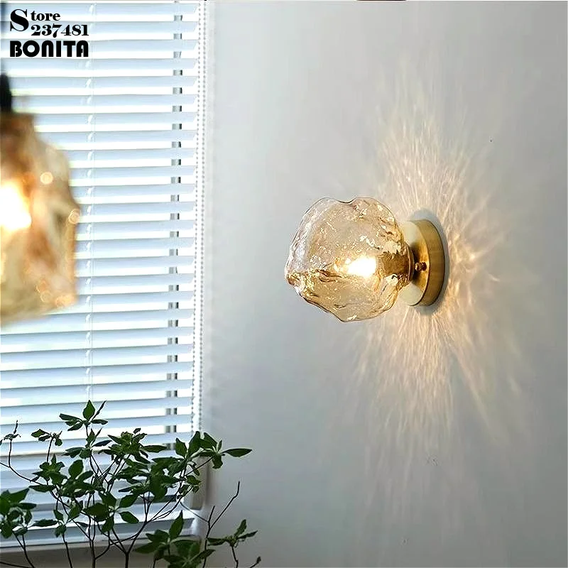 Glacier Glass LED Wall Sconce Minimalist Modern Warm Glowing Amber Wall Lamp for Bedroom Dinning Room Balcony Ambient Light
Glacier Glass LED Wall Sconce Minimalist Modern Warm Glowing Amber Wall Lamp for Bedroom Dinning Room Balcony Ambient Light