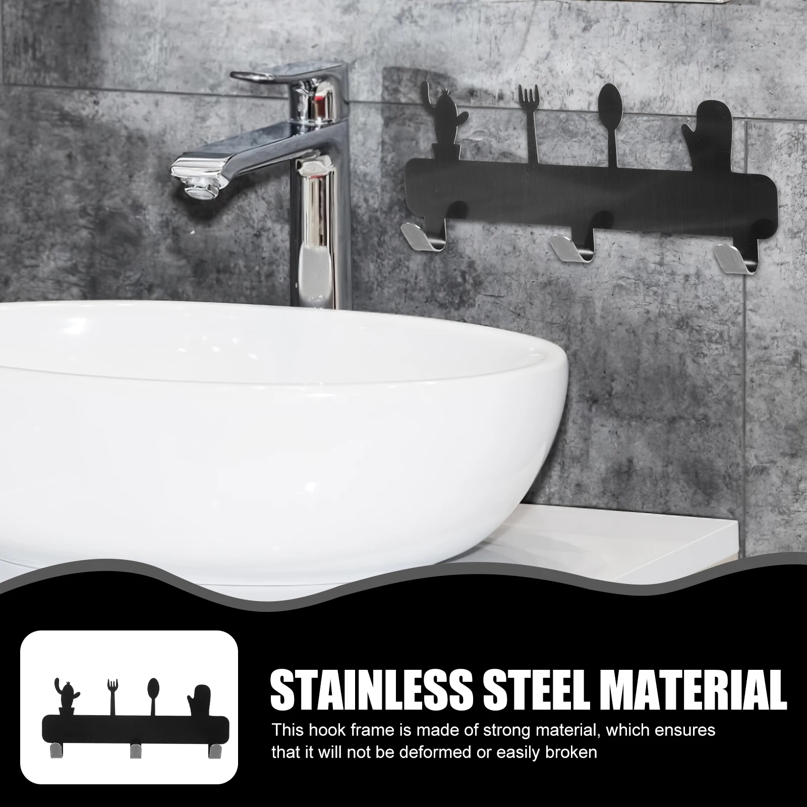Stainless Steel Mount Strong Hooks For Coats Hats Towels Clothes Keys Bedroom Bathroom Kitchen Use Wall Coat Rack With Hooks
Stainless Steel Mount Strong Hooks For Coats Hats Towels Clothes Keys Bedroom Bathroom Kitchen Use Wall Coat Rack With Hooks