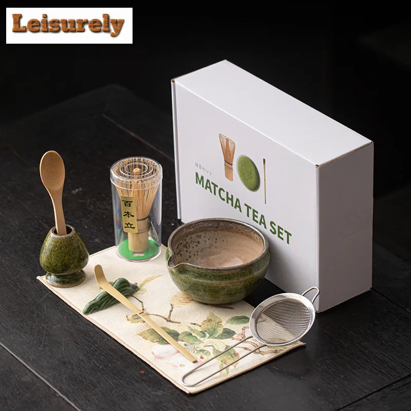 Kiln Fambe Cylinder Matcha Eight-piece Set Song Dynasty Complete Tea Tools Bowl Whisk Brush Japanese Cerem Tea Ceremony Supplies
Kiln Fambe Cylinder Matcha Eight-piece Set Song Dynasty Complete Tea Tools Bowl Whisk Brush Japanese Cerem Tea Ceremony Supplies