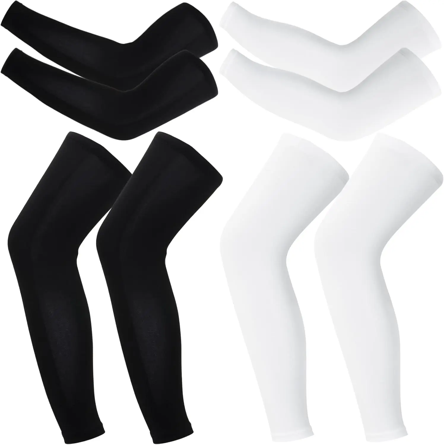 2 Pairs Compression Leg Sleeves Full Leg Sleeves with UV Protection and Anti-Slip Silicone Strips
2 Pairs Compression Leg Sleeves Full Leg Sleeves with UV Protection and Anti-Slip Silicone Strips