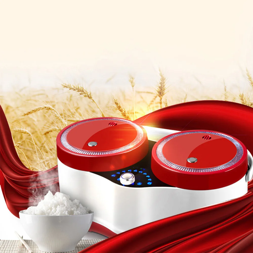 2*2L Smart Double Tank Multi Cooker Multifunctional Rice Cooker Multi Cooker Household Appointment Mini Timing Rice Cooker
2*2L Smart Double Tank Multi Cooker Multifunctional Rice Cooker Multi Cooker Household Appointment Mini Timing Rice Cooker