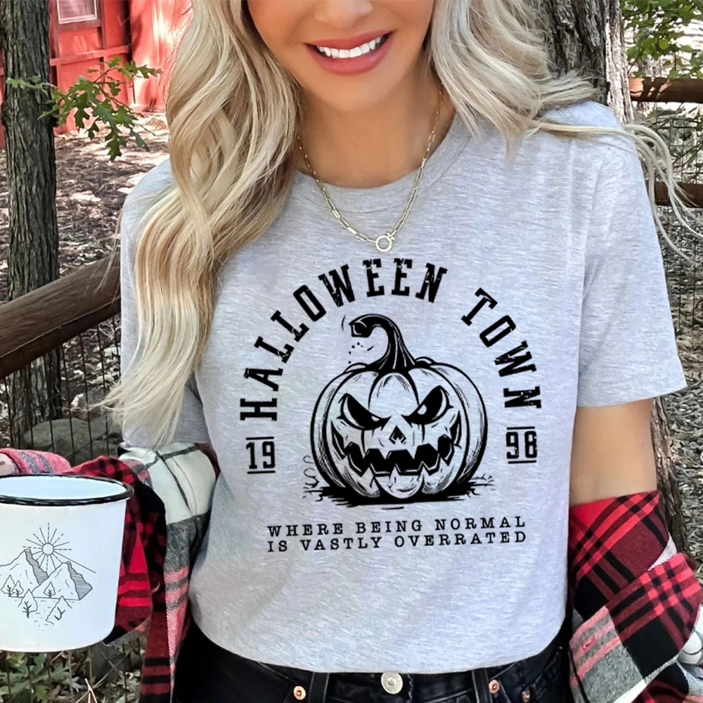 Женская футболка на Хэллоуин, ретро свитшот на Хэллоуин, женская одежда на Хэллоуин
Женская футболка на Хэллоуин, ретро свитшот на Хэллоуин, женская одежда на Хэллоуин