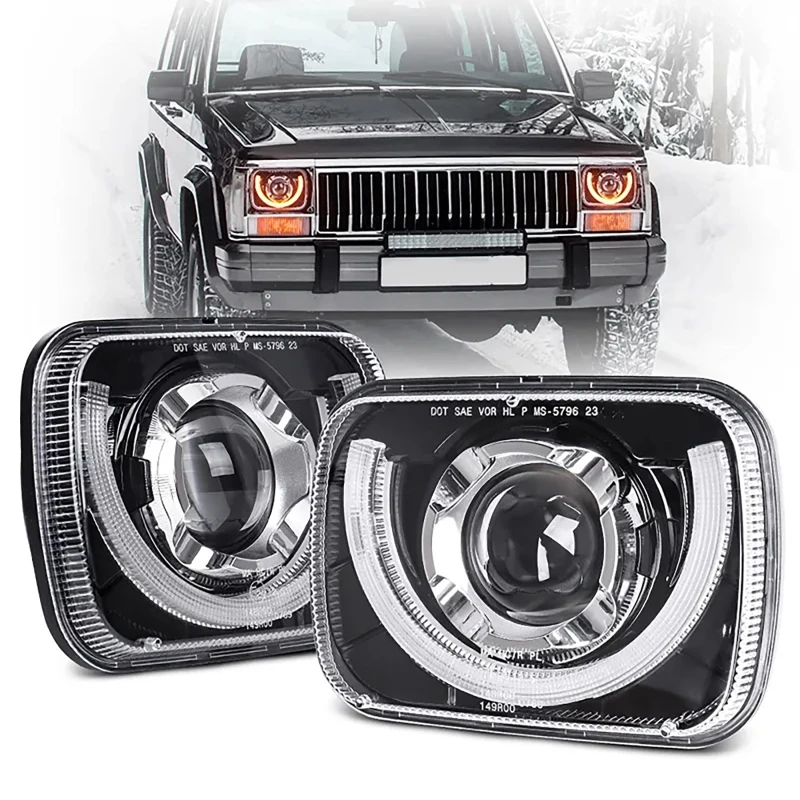 1 пара 5x7 7x6 дюймов светодиодные фары DRL указатель поворота для Jeep Cherokee XJ/для Jeep Wrangler YJ/для Comanche M J
1 пара 5x7 7x6 дюймов светодиодные фары DRL указатель поворота для Jeep Cherokee XJ/для Jeep Wrangler YJ/для Comanche M J
