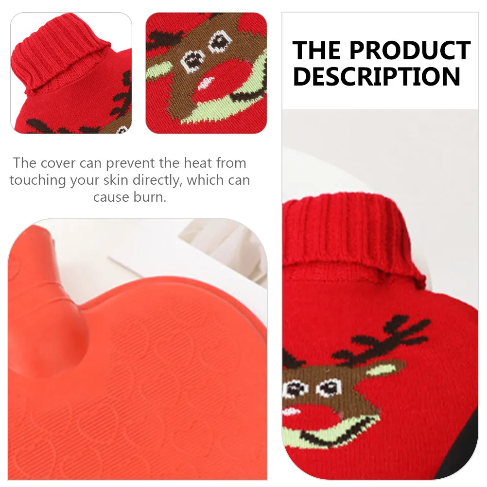 800Ml Heart Shape Hot Water Bag Winter Warmth for Back Neck Shoulder Pain Relief Christmas Valentine Day Gift Hot Water Bag
800Ml Heart Shape Hot Water Bag Winter Warmth for Back Neck Shoulder Pain Relief Christmas Valentine Day Gift Hot Water Bag