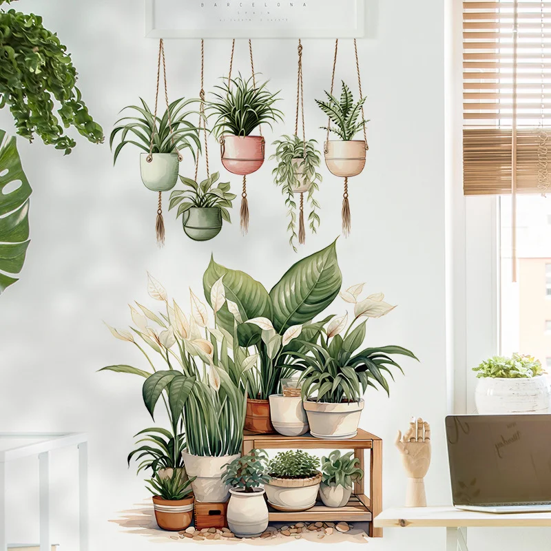 Wall Sticker For Children Large Leaf Potted Plants PVC Room Decor Stickers Home Decoration Accessories Self-Adhesive Wallpaper
Wall Sticker For Children Large Leaf Potted Plants PVC Room Decor Stickers Home Decoration Accessories Self-Adhesive Wallpaper