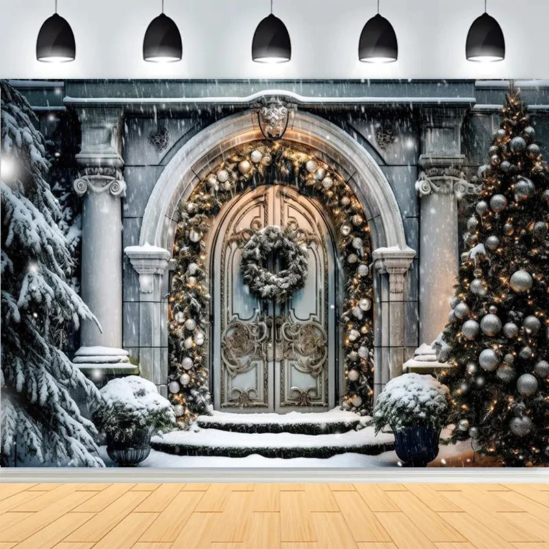 Christmas Day Wreath Photography Backdrops Family Arch Holiday Doors Composite Digital Photo Studio Background SJ-01
Christmas Day Wreath Photography Backdrops Family Arch Holiday Doors Composite Digital Photo Studio Background SJ-01