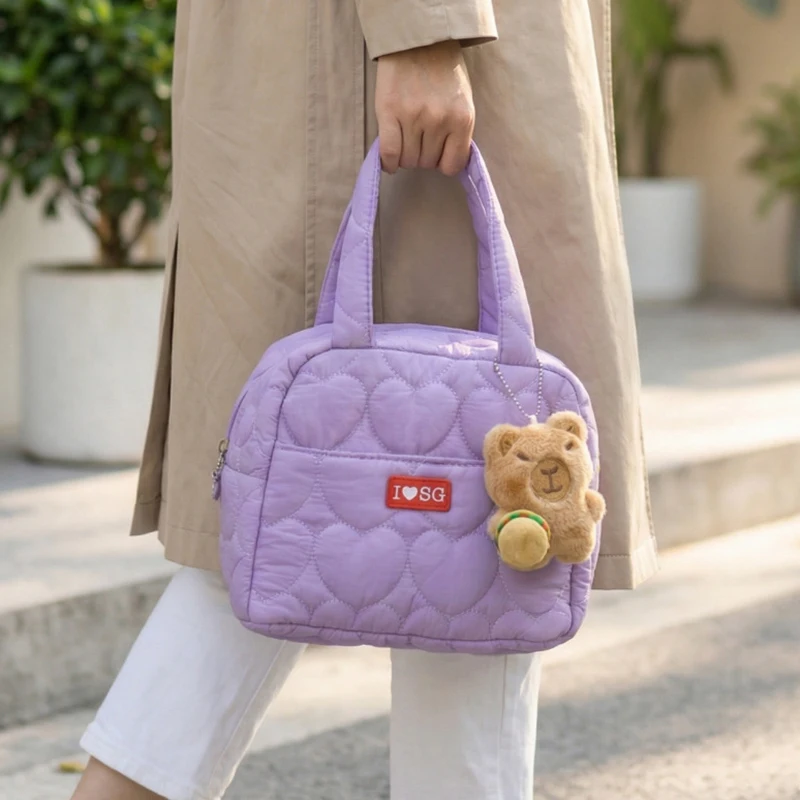 Handheld makeup bag women's portable zipper opening large capacity toiletry bag skincare products commuting storage bag
Handheld makeup bag women's portable zipper opening large capacity toiletry bag skincare products commuting storage bag