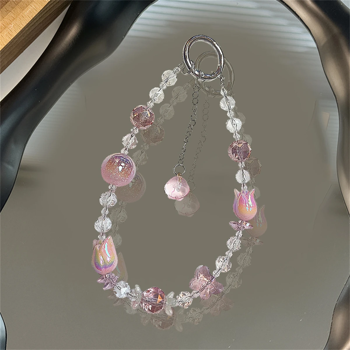 Тюльпан, цветок, бабочка, искусственный кристалл, бисер, подвеска для телефона, брелок для iPhone, Samsung, аксессуары, веревка, анти-потерянный ремешок
Тюльпан, цветок, бабочка, искусственный кристалл, бисер, подвеска для телефона, брелок для iPhone, Samsung, аксессуары, веревка, анти-потерянный ремешок