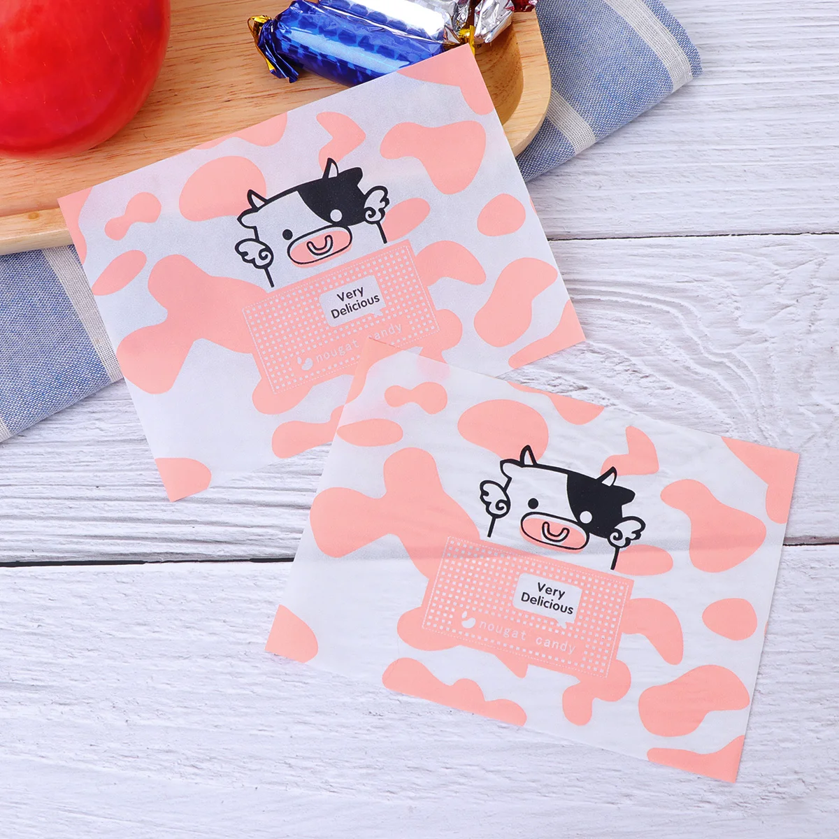 150pcs Nougat Wrapping Paper Chocolate Wrapper Candy Packing Aluminum Foil Party Supplies Homemade Chocolates Lollipops Banquet
150pcs Nougat Wrapping Paper Chocolate Wrapper Candy Packing Aluminum Foil Party Supplies Homemade Chocolates Lollipops Banquet