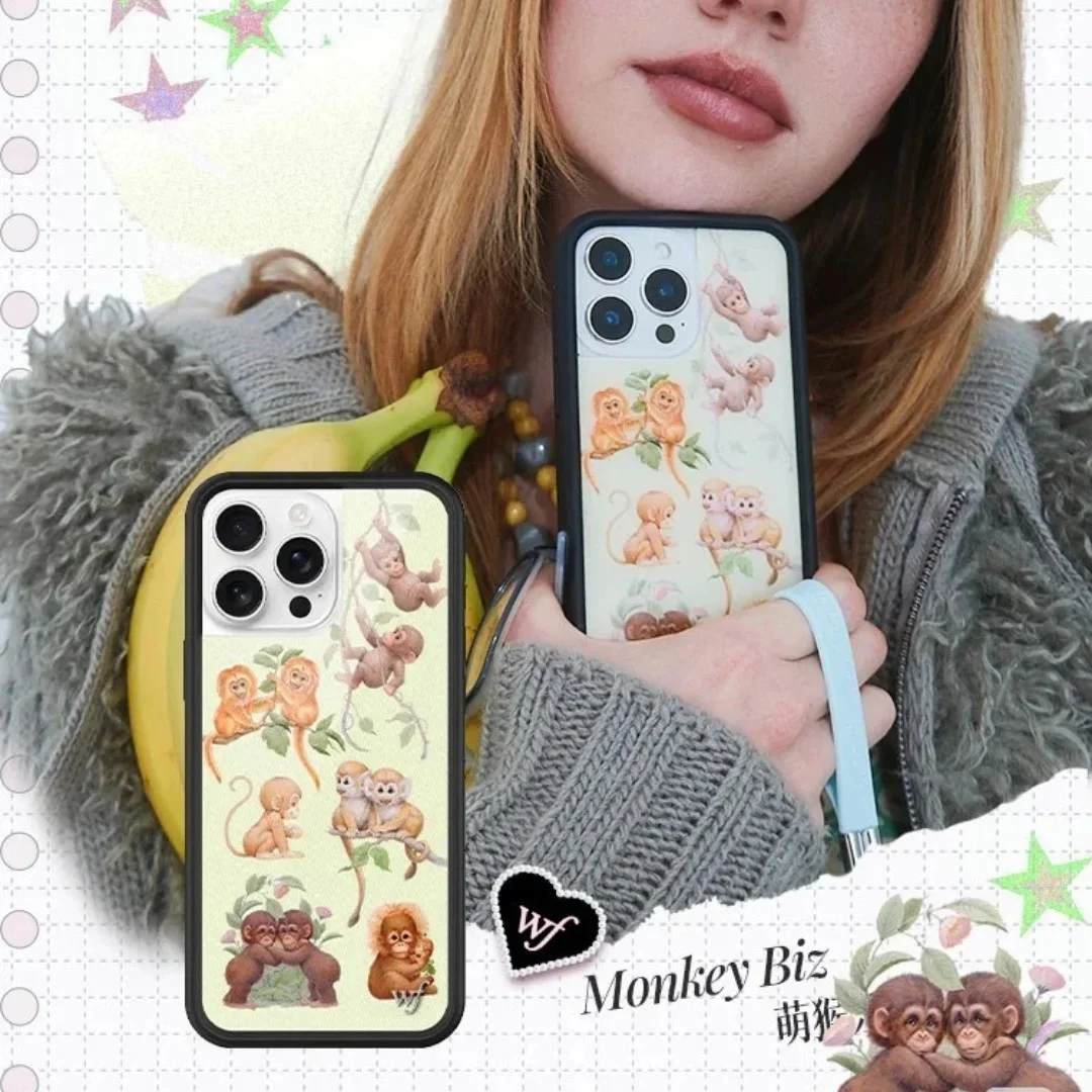 Luxury Wildflower Cute Monkey Biz Zoo Phone Case for iPhone 12 13 14 15 16 Pro Max Plus 17 Pro Monkeys WF shockproof Cover
Luxury Wildflower Cute Monkey Biz Zoo Phone Case for iPhone 12 13 14 15 16 Pro Max Plus 17 Pro Monkeys WF shockproof Cover 