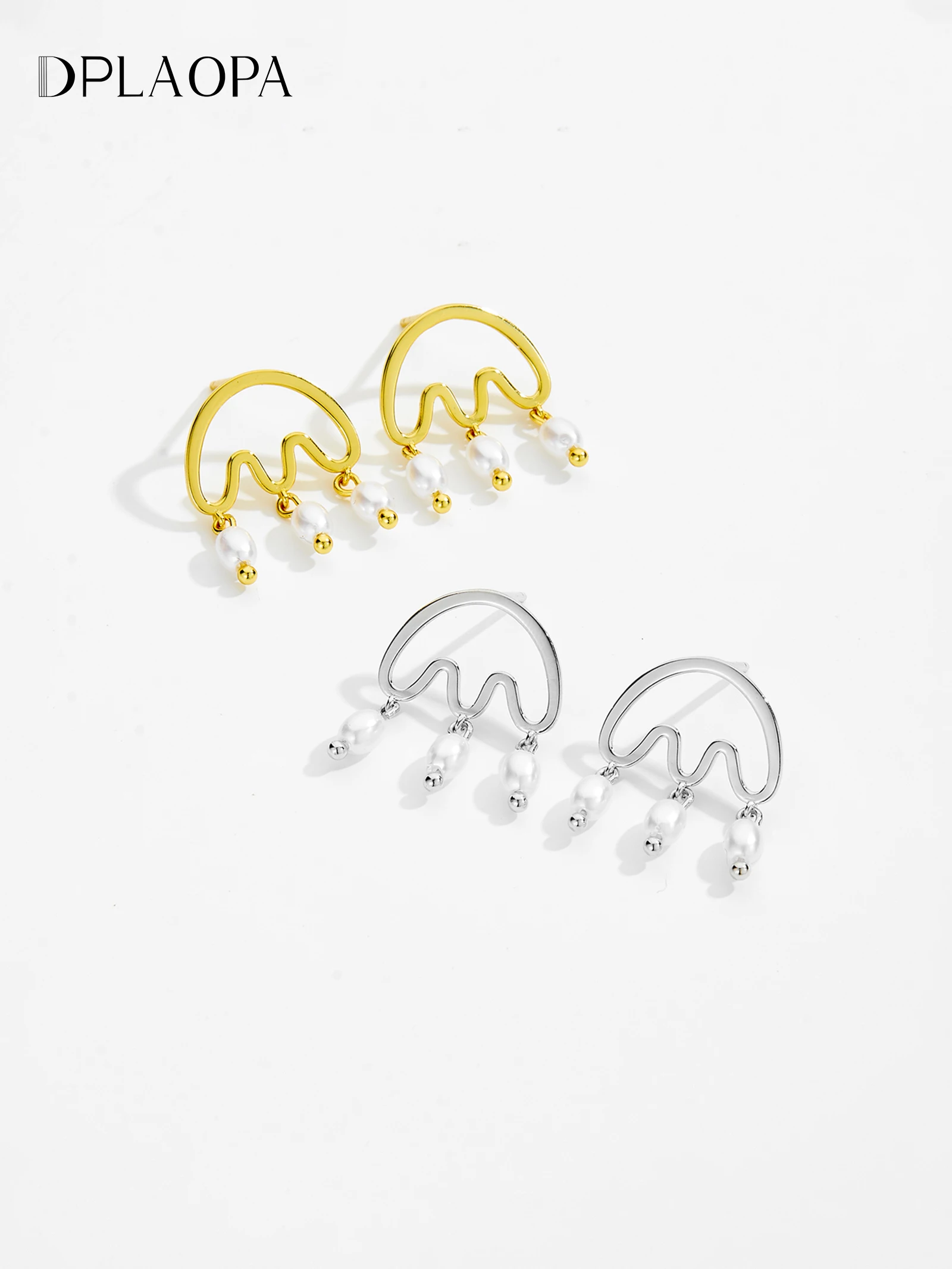 DPLAOPA Women 925 Sterling Silver Curve Pearl Stud Earring 2025 New Design Fashion Fine Jewelry Gift for Daily Wear
DPLAOPA Women 925 Sterling Silver Curve Pearl Stud Earring 2025 New Design Fashion Fine Jewelry Gift for Daily Wear