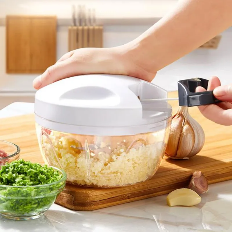 170/500/900mL Mini Manual Garlic Chopper Vegetable Chili Meat Ginger Masher Machine Sturdy Durable Blenders Kitchen
170/500/900mL Mini Manual Garlic Chopper Vegetable Chili Meat Ginger Masher Machine Sturdy Durable Blenders Kitchen