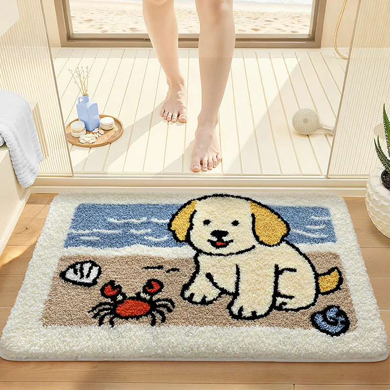 Absorbent Bathroom Rug Non Slip Quick Drying Flannel Floor Mat Anti-Skid Bath Carpet for Home Toilet Bathtub Shower Accessories
Absorbent Bathroom Rug Non Slip Quick Drying Flannel Floor Mat Anti-Skid Bath Carpet for Home Toilet Bathtub Shower Accessories