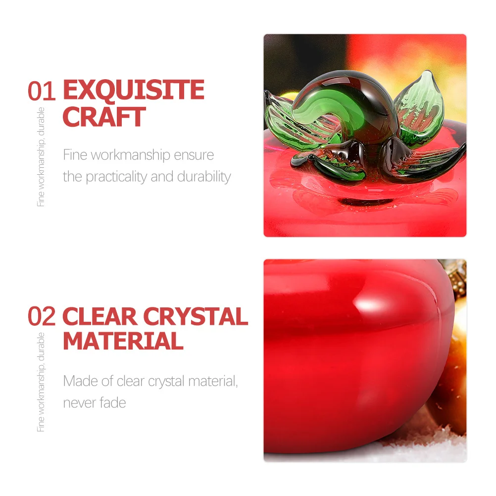 2Pcs Crystal Persimmon Desktop Ornament Premium Polished Surface Unique Fruit Decoration Creative Home Decor Crystal Gift
2Pcs Crystal Persimmon Desktop Ornament Premium Polished Surface Unique Fruit Decoration Creative Home Decor Crystal Gift
