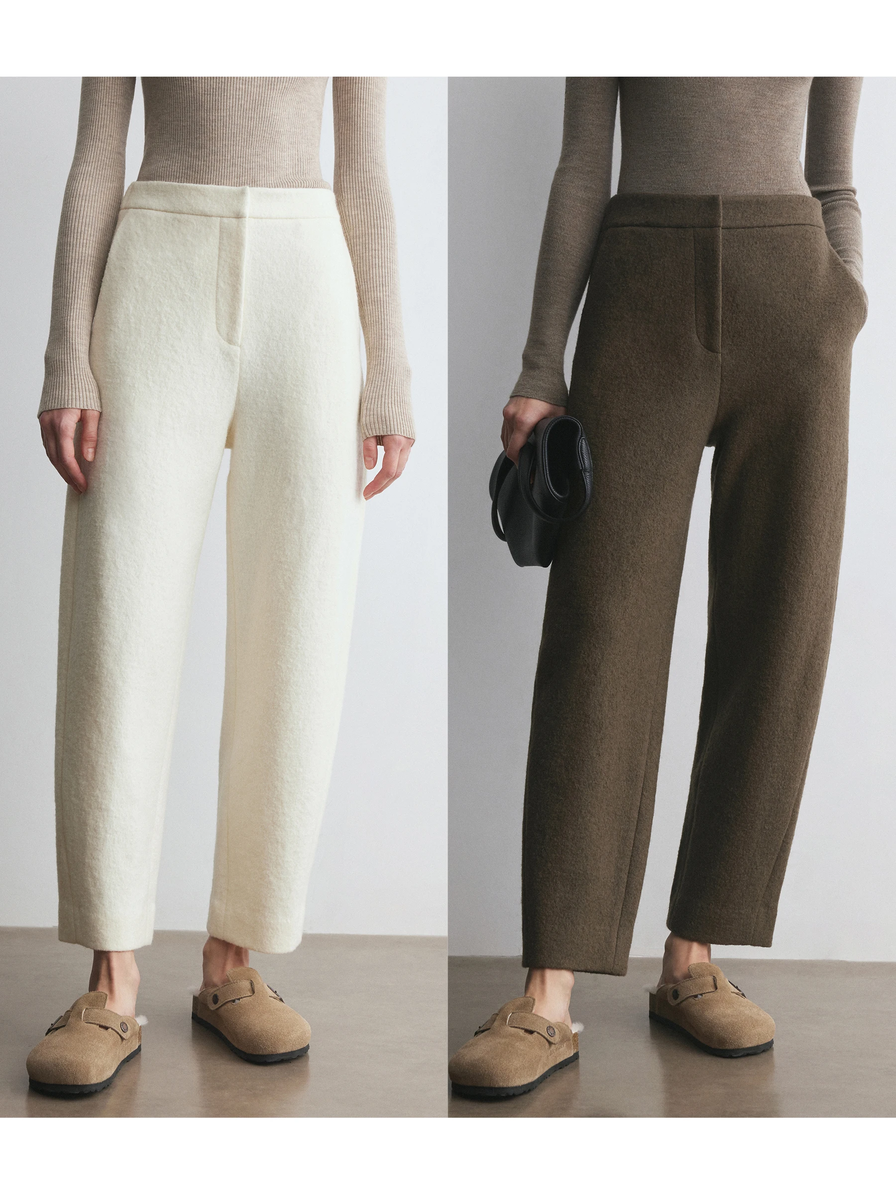 Женские брюки с высокой талией из шерстяной смеси и длинноволокнистого хлопка, винтажные, повседневные, укороченные (длиной 7/8)
Женские брюки с высокой талией из шерстяной смеси и длинноволокнистого хлопка, винтажные, повседневные, укороченные (длиной 7/8)