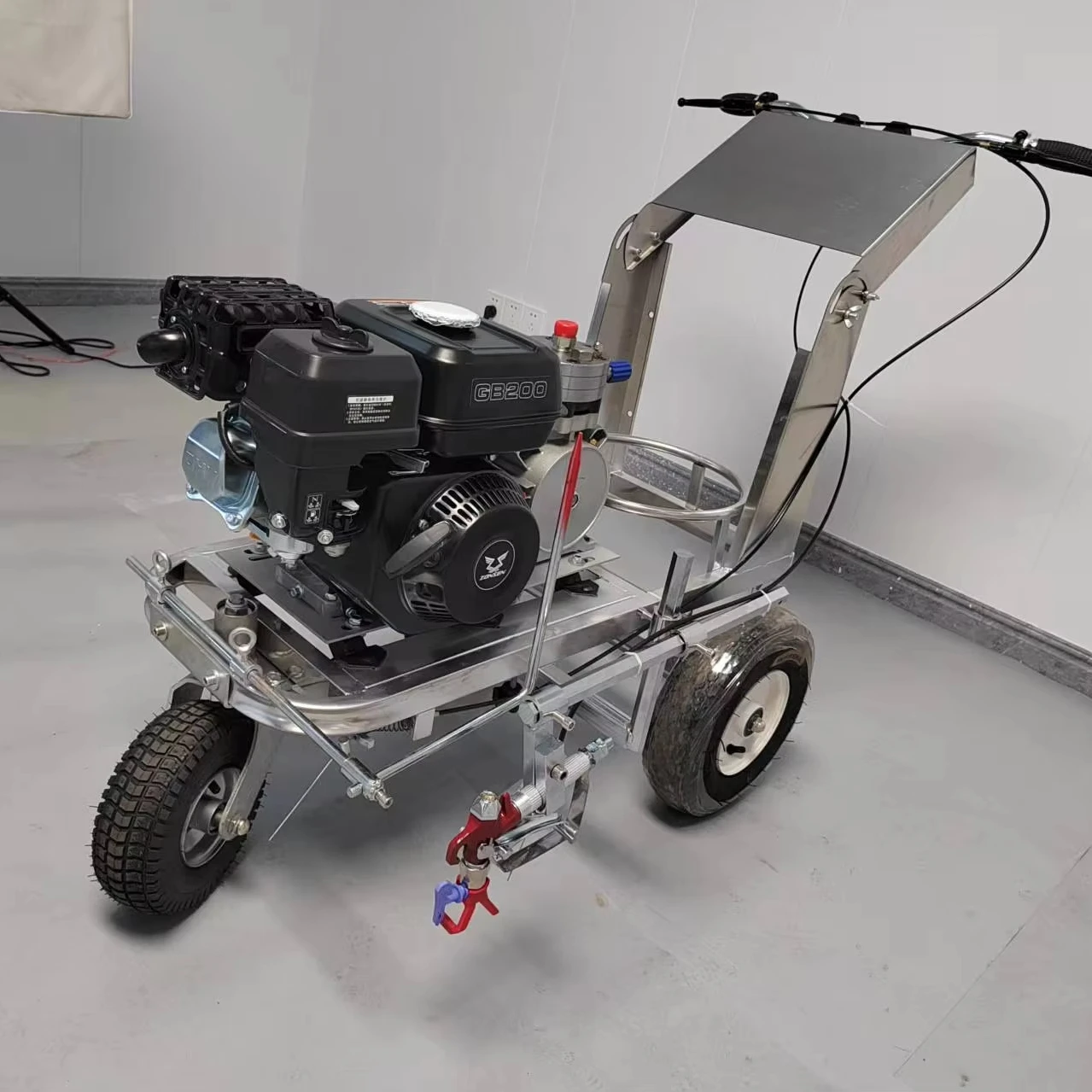 Parking Space Marking Machine Pavement Construction Hand Cold Paint Marking Machine Iron Frame Road Marking Machine
Parking Space Marking Machine Pavement Construction Hand Cold Paint Marking Machine Iron Frame Road Marking Machine