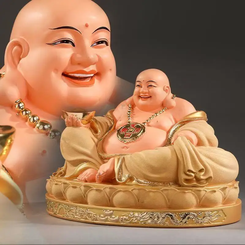 Resin Large Laughing Buddha sculptures statue Chinese Buddhist figures Home Living Room Office Wealth Luck Feng Shui Decor
Resin Large Laughing Buddha sculptures statue Chinese Buddhist figures Home Living Room Office Wealth Luck Feng Shui Decor