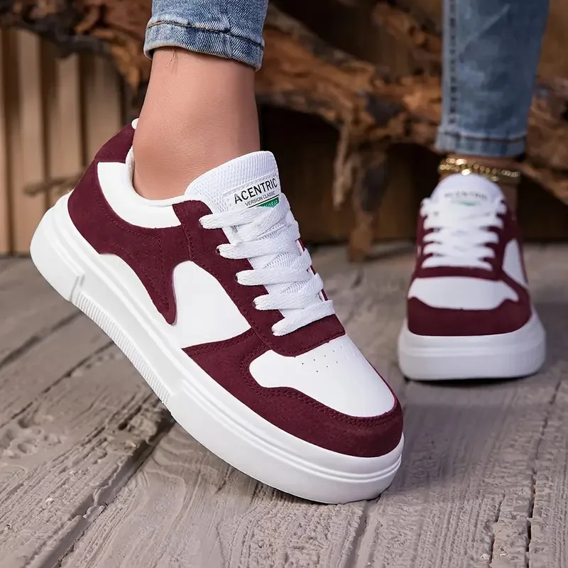 YRZL Women Skateboard Shoes Casual Sneakers PU Leather Low Top Comfortable Breathable Ladies Flat Sports Ladies Shoes
YRZL Women Skateboard Shoes Casual Sneakers PU Leather Low Top Comfortable Breathable Ladies Flat Sports Ladies Shoes