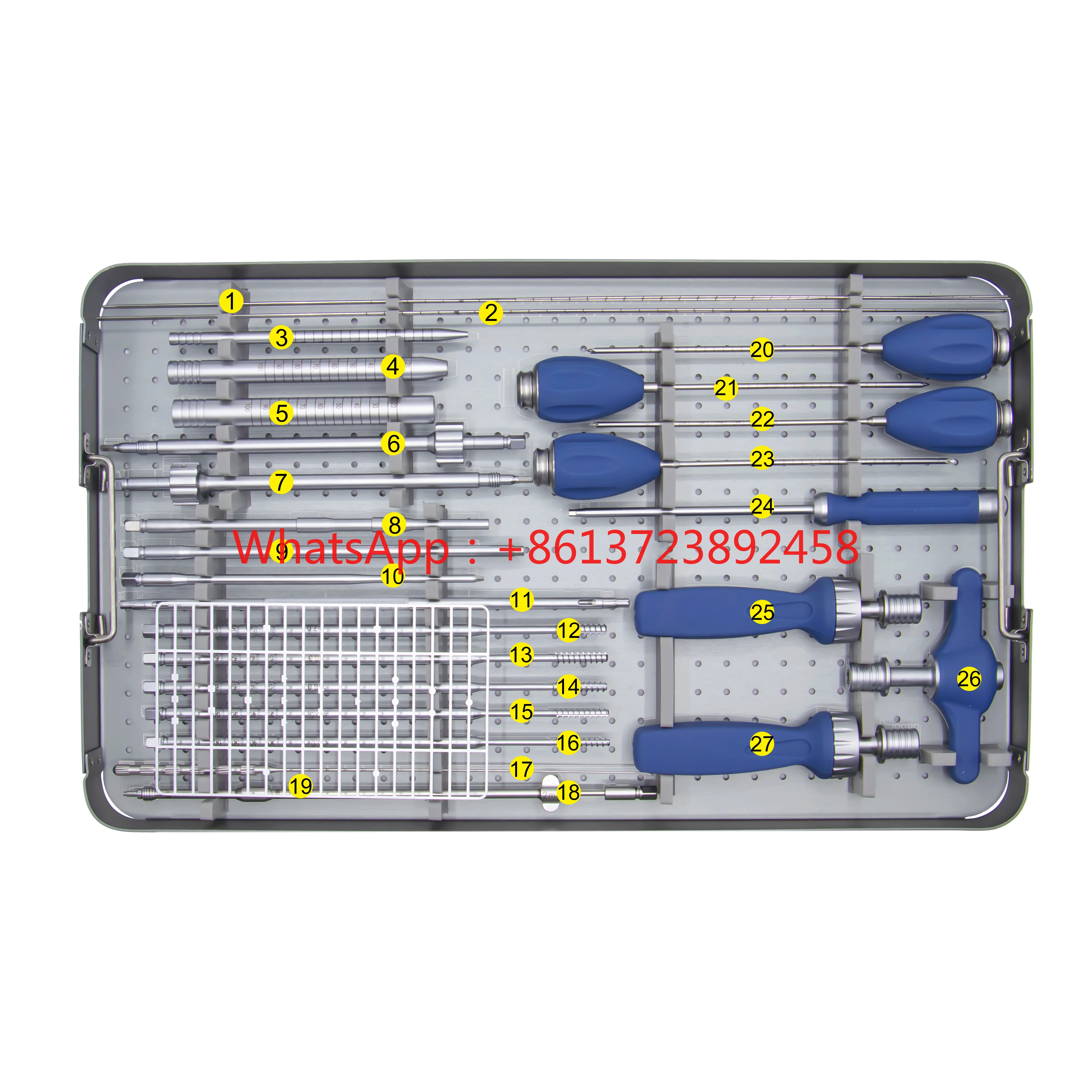 High quality Competitive Price Orthopedic Surgical Instruments Minimally Invasive Pedicle Screw Instrument Set
High quality Competitive Price Orthopedic Surgical Instruments Minimally Invasive Pedicle Screw Instrument Set