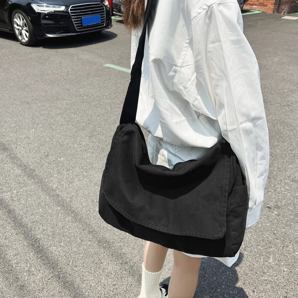 Women Washed Shoulder Bag Large Capacity Canvas Messenger Bag Adjustable Strap Retro Crossbody Bag Tote Sling Bag Shopping Bag
Women Washed Shoulder Bag Large Capacity Canvas Messenger Bag Adjustable Strap Retro Crossbody Bag Tote Sling Bag Shopping Bag