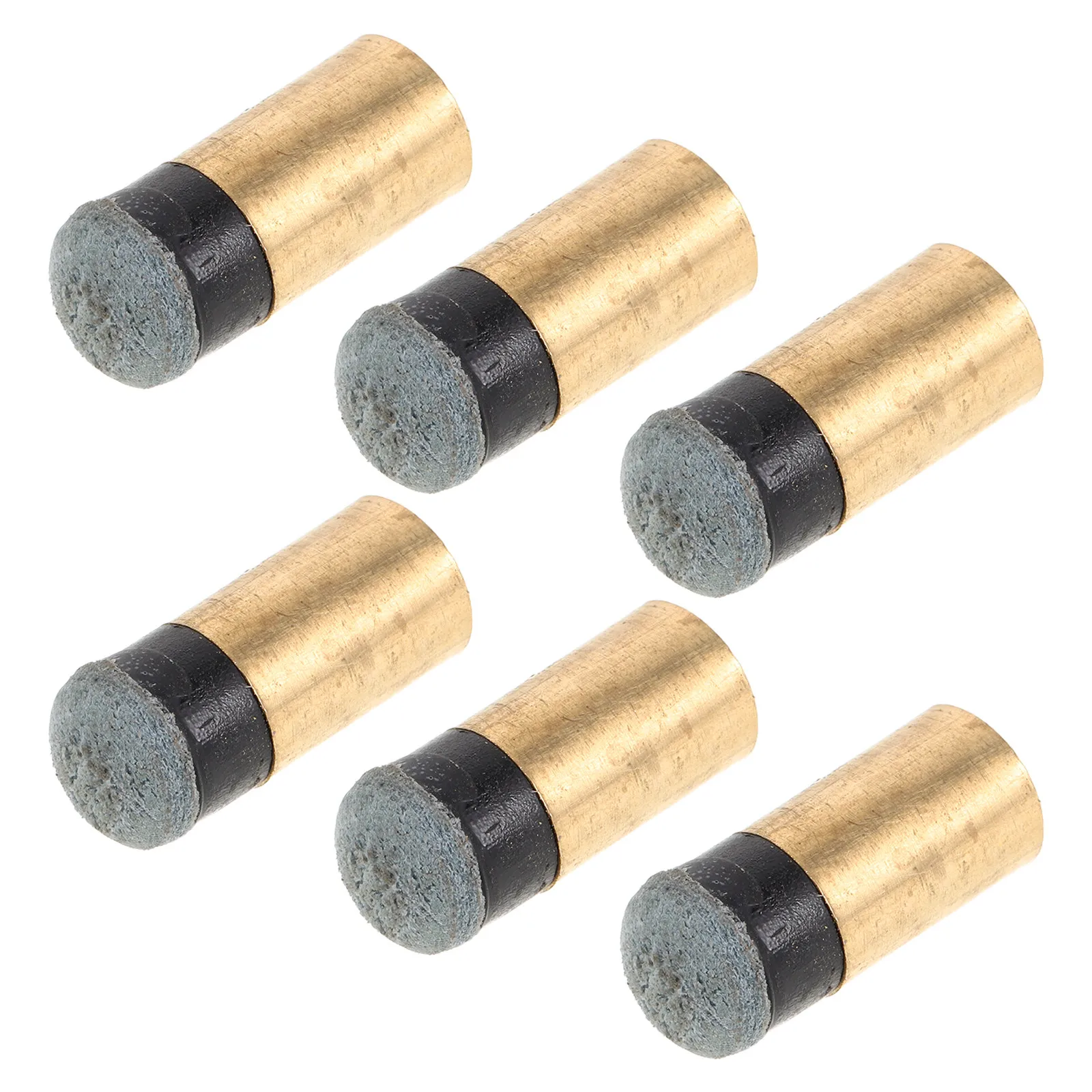 6Pcs Billiard Cue Tip Replacement Copper Ferrule Stable Precision Slip on Pool Cue Tips for Snooker Pool Table Repair Kit
6Pcs Billiard Cue Tip Replacement Copper Ferrule Stable Precision Slip on Pool Cue Tips for Snooker Pool Table Repair Kit