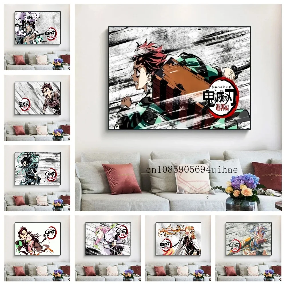 Demon Slayer Hashira аниме холст картина постер украшение дома живопись художественный декор мультфильмы Kyoumei Himejima аниме фигурки 
Demon Slayer Hashira аниме холст картина постер украшение дома живопись художественный декор мультфильмы Kyoumei Himejima аниме фигурки