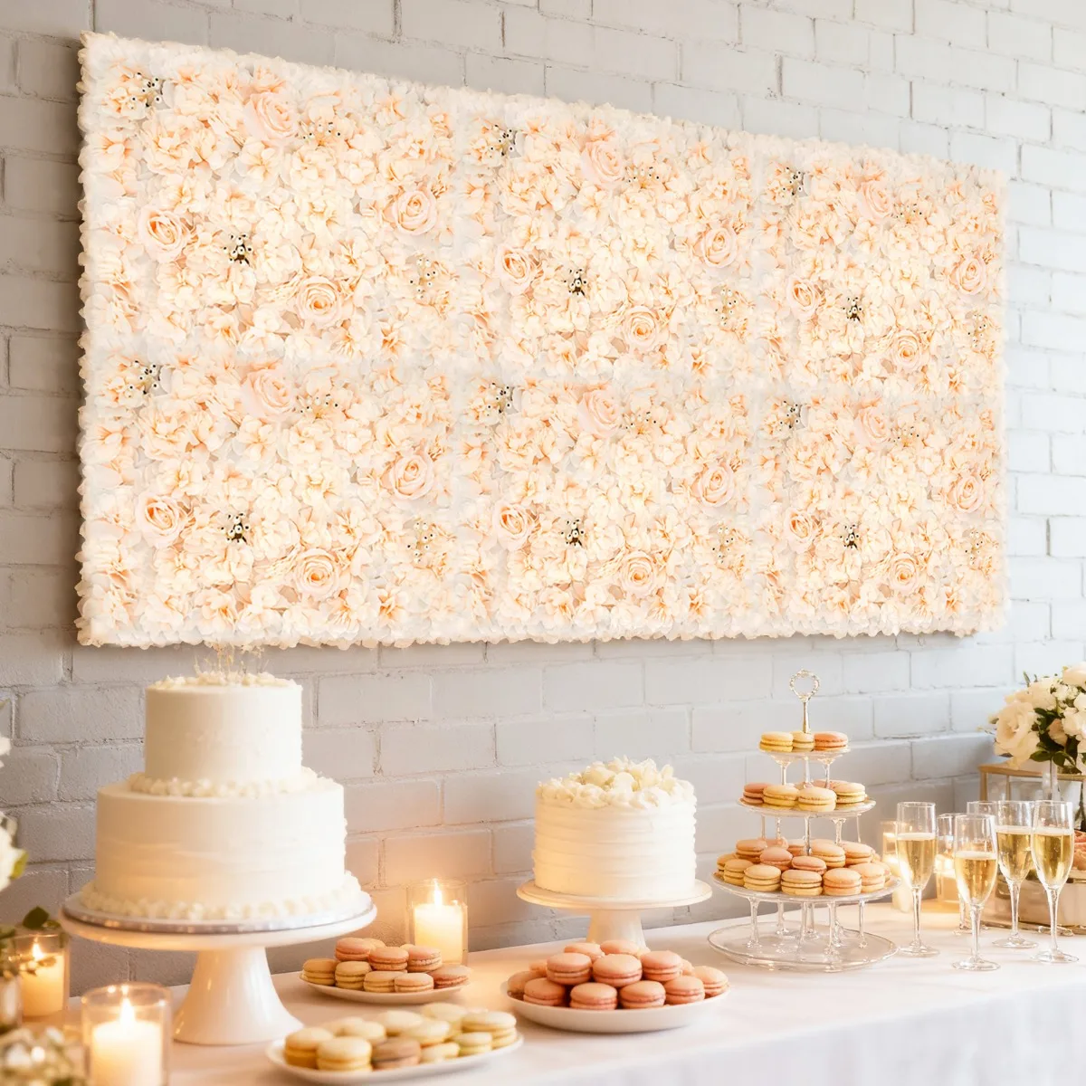 Artificial Flower Wall Panel, 6PCS Silk Flower Panels for Backdrop, 60x40cm Hydrangea Rose Dahlia Wedding Party Decoration
Artificial Flower Wall Panel, 6PCS Silk Flower Panels for Backdrop, 60x40cm Hydrangea Rose Dahlia Wedding Party Decoration
