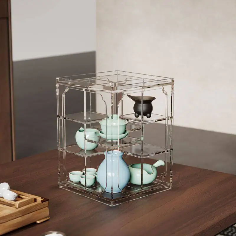 Acrylic desktop rotating Linglong Pavilion shelf new Chinese Zen storage cabinet teacup tea set teapot Duobao Pavilion
Acrylic desktop rotating Linglong Pavilion shelf new Chinese Zen storage cabinet teacup tea set teapot Duobao Pavilion