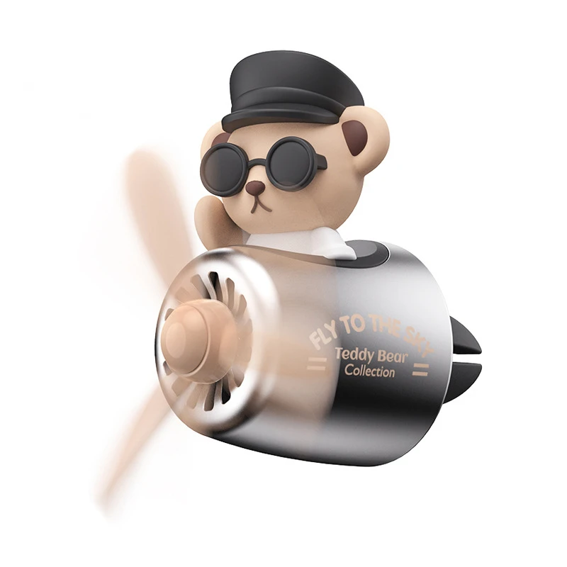 Car Air Freshener Purifier Teddy Bear Pilot Rotating Propeller Interior Perfume Diffuser Auto Air Outlet Fragrance Accessories
Car Air Freshener Purifier Teddy Bear Pilot Rotating Propeller Interior Perfume Diffuser Auto Air Outlet Fragrance Accessories